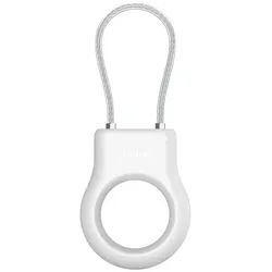 Belkin Schlüsselanhänger Secure Holder mit Drahtschlaufe Apple AirTag, weiß weiß