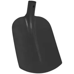 vidaXL Spaten Schaufelkopf Schwarz 34,5 x 24 cm Pulverbeschichteter Stahl, (1-St) schwarz