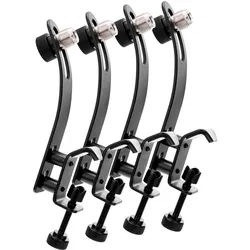 Pronomic DMK-10 Schlagzeug Mikrofonklammer 4x Set