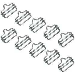Electra Breitbandverbinder Metall, 20mm, 10er Set - zum Verbinden von Weidezaunbändern