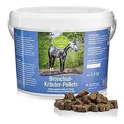 tierlieb Bronchial-Kräuter-Pellets für Pferde - 1400 g