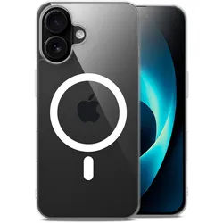 ONEFLOW iPhone 16 Hülle MagSafe Farblos (transparent) – Nova Case, Hardcase mit Kameraschutz, Durchsichtig, Magnetisch, Clear