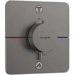 Hansgrohe ShowerSelect Comfort Q Thermostat Unterputz für 2 Verbraucher - brushed black