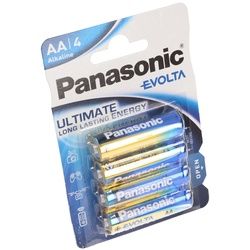 4er Blister Panasonic EVOLTA Batterie die neue Alkaline Batterien Mignon/AA