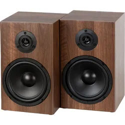 McGrey BSS-265 BR 6,5" HiFi Regallautsprecher Paar Braun 2x 40W RMS