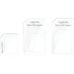 LOGILINK AA0047 - SIM Karten Adapter, 3-in-1