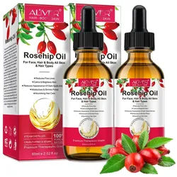 ALIVER Haaröl Hagebuttenöl Haaröl Wildrosenöl Gesichtspflege Bio Vegan Aliver, 2-tlg., Vegan