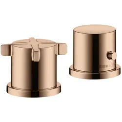 hansgrohe Wannenarmatur Axor Citterio E 2-Loch Wannenrandarmatur mit Thermostat
