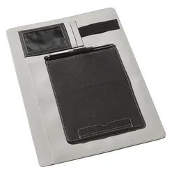 VELOFLEX Magnet-Werkzeugleiste VELOFLEX Tablet Organizer aus Kunststoff Velobag schwarz grau DIN A4