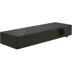 V&B Brause-Thermostat Infinity Showers 210x150x495mm, eck., Wandmont., ma black