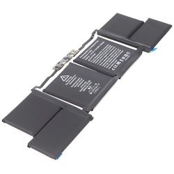 Akku passend für A1953 für MacBook Pro 15" 2018, A1990 EMC 3215, Li-Polymer, 11,4V, 7336mAh, 83,6Wh, built-in, ohne Werkzeug