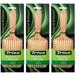 Trisa Natural Brillance Brosse pics en bois
