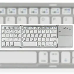 MediaRange MROS133 Funk-Tastatur - faltbar, silber