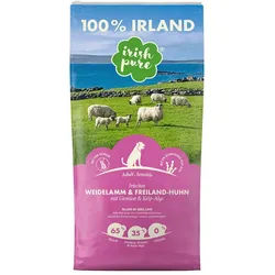 Irish Pure Irish Pure - Weidelamm & Freiland-Huhn - sensitives Trockenfutter, Trockenfutter für: Hunde