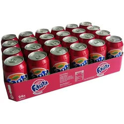 Fanta Strawberry & Kiwi 24x330ml - 24 x 0,33 L