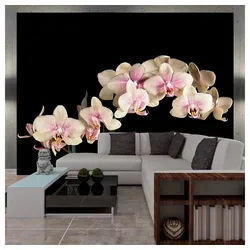 Basera® Fototapete 100406-40 rosa|schwarz 3,00 m x 2,31 m