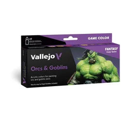 Vallejo Game Color Set - Orcs & Goblins