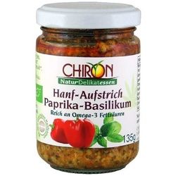 Chiron Bio Hanf Aufstrich Paprika Basilikum Creme 135 g
