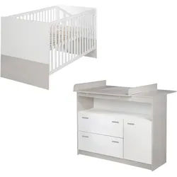 Roba Babyzimmer-Set Julia, 2-teilig , Multicolor , Holzwerkstoff , 78x80x142 cm , Babymöbel, Babyzimmer-Sets