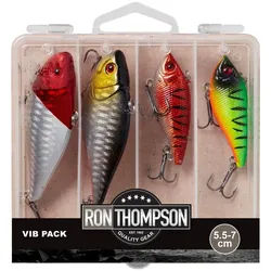 Ron Thompson Kunstköder Ron Thompson Vib Pack + Box 5,5-7cm - 4 Vibrationsköder