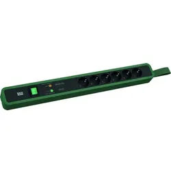 Bachmann Steckdosenleiste 6-fach gn 2m 35° 350.213 mit Ein/Aus IP20 Netzentstör ÜSS