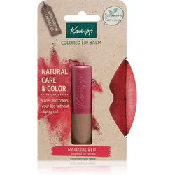 Kneipp Natural Care & Color tönender Lippenbalsam Farbton Natural Red 3.5 g