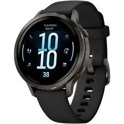 Garmin Venu 4 Smartwatch (3,04 cm/1,2 Zoll, Garmin) grau|schwarz