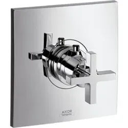 hansgrohe Fertigset Axor Citterio HF UP-Thermostat, mit Kreuzgriff, chrom