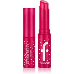 flormar Lip Balm Lippenbalsam mit Geschmack Farbton 003 Strawberry 3 g