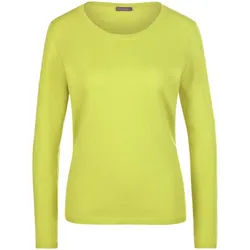 Le pull encolure ronde include vert