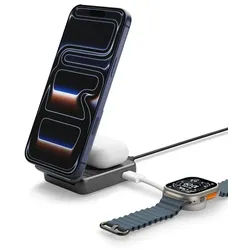 Essential MagSafe 2-in-1+C Wireless Charger EF302MOQ - black