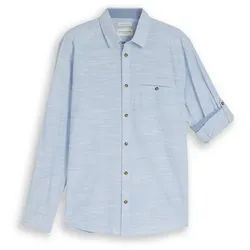 TOM TAILOR Denim Langarmhemd blau M
