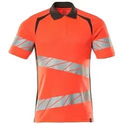 MASCOT Herren Polo-Shirt ACCELERATE SAFE Hi-vis Rot / Dunkelanthrazit M - 19083-771-22218-M - Hi-vis Rot / Dunkelanthrazit