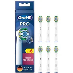 Oral-B Aufsteckbürsten 6 Stück PRO Tiefenreinigung weiß 1 St