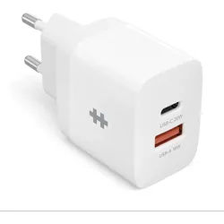 HyperJuice Wand-Ladegerät | USB-C und USB-A | weiß | Fast Charge