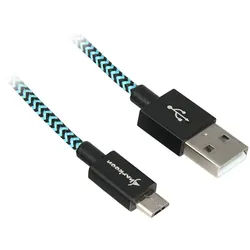 Sharkoon Sharkoon USB 2.0 Kabel, USB-A Stecker > Micro-USB Computer-Kabel schwarz