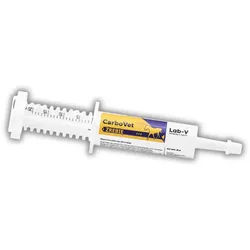 Lab-V CarboVet Fohlen – Ergänzungsfuttermittel zur Anwendung bei Vergiftungen sowie nach Verdauungsstörungen mit Blähungen und übermäßiger Darmfermentation für Fohlen 20 ml