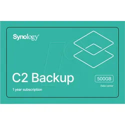 SYNOLOGY C2-500G - C2 Backup, Lizenz für 1 Jahr, 500 GB