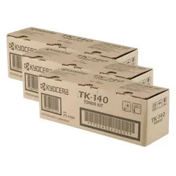 Kyocera Mita TK-140 Toner Black Pack Of 3