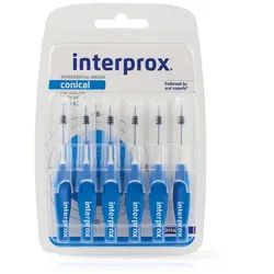 INTERPROX reg conical blau Interdentalbürste Blis 6 St Zahnbürste
