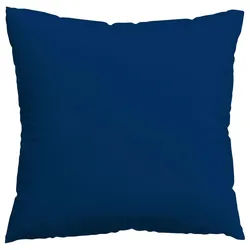 Schlafgut Kopfpolsterbezug , Dunkelblau , Textil , Uni , 80x80 cm , Grüner Punkt, Textiles Vertrauen - Oeko-Tex®, AZO-frei, Oeko-Tex® Made IN Green , bügelleicht, bügelfrei , Heimtextilien, Bezüge, Polsterbezüge