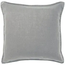 Kissenhülle , Grau , Textil , Uni , 60x60 cm , Oeko-Tex® Standard 100 , Heimtextilien, Bezüge, Kissenbezüge