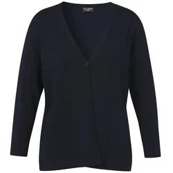 VIA APPIA DUE Strickjacke Große Größen blau 46
