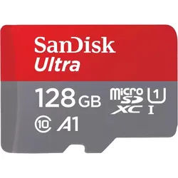 SANDISK MicroSDXC-Speicherkarte Ultra A1 128GB inkl. SD-Adapter