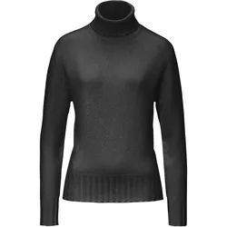 Le pull col roulé 100% cachemire modèle Bernadette Peter Hahn Cashmere noir
