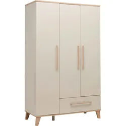 Paidi Babykleiderschrank , Beige , Holzwerkstoff , 5 Fächer , 1 Schubladen , 123.5x202.9x55.6 cm , Blauer Engel, Goldenes M , Babymöbel & Kindermöbel, Babyzimmer, Babyzimmer-Serien