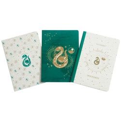 Harry Potter: Slytherin Constellation Sewn Notebook Collection (Set Of 3) - Insight Editions, Kartoniert (TB)