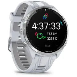 GARMIN Forerunner 965 Smartwatch | Steinweiss/Titanium Titan | Armband