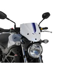 BODYSTYLE Scheinwerferverkleidung ABS Kunststoff weiß/blau, weiss-blau