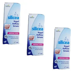 Hübner 3x5ml Silicea Nagelaufbauserum 15 ml